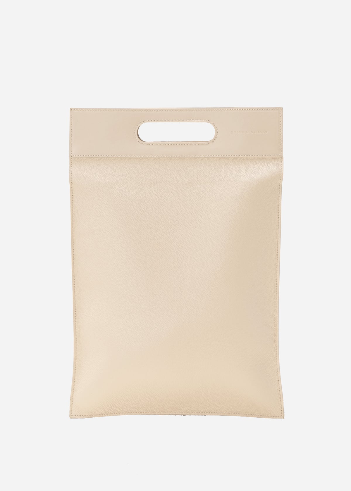 Work Laptop Tote Bag Simone - Black Leather