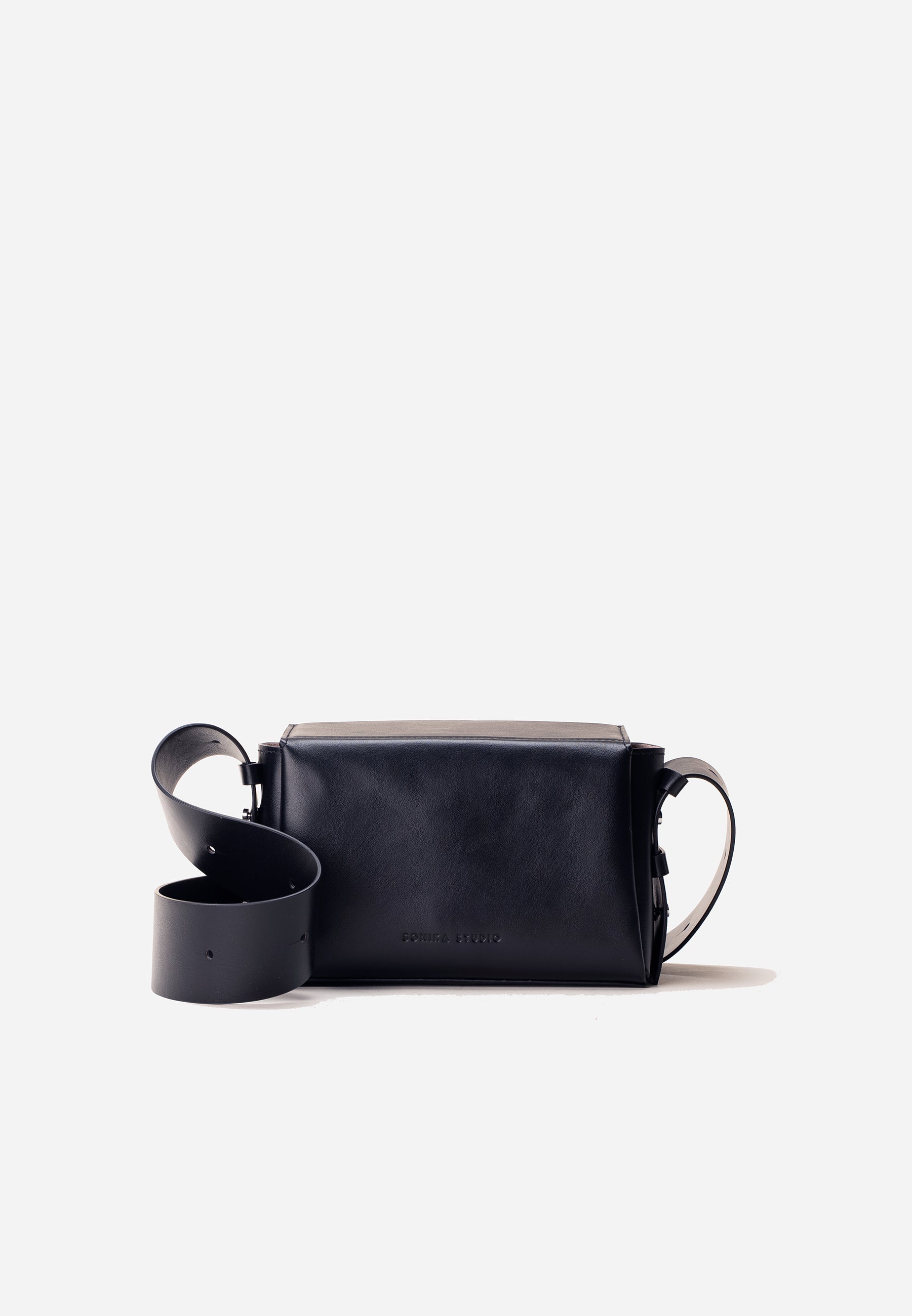 Sac bandoulière Sofia - Cuir Noir