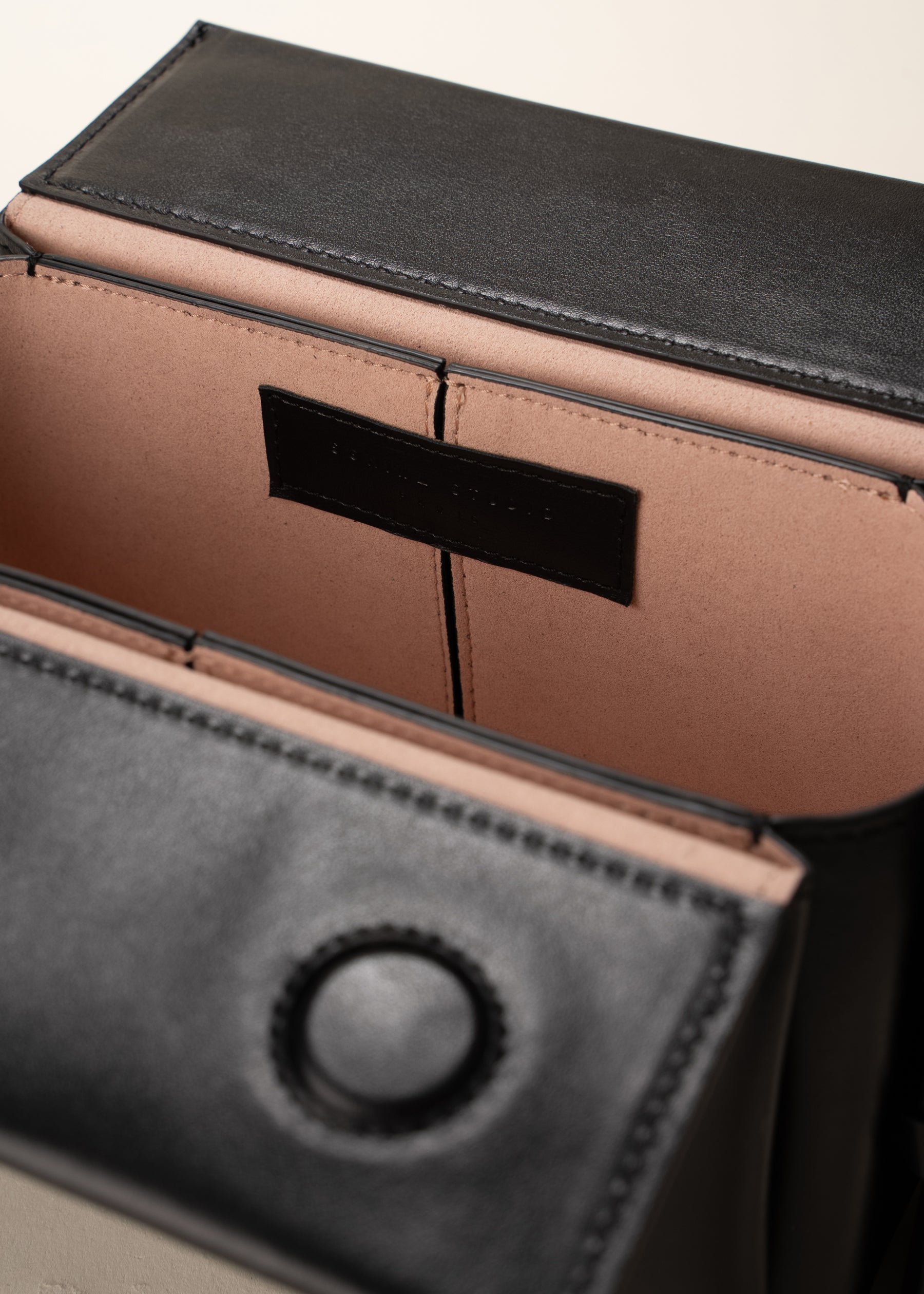 Sac bandoulière Sofia - Cuir Noir