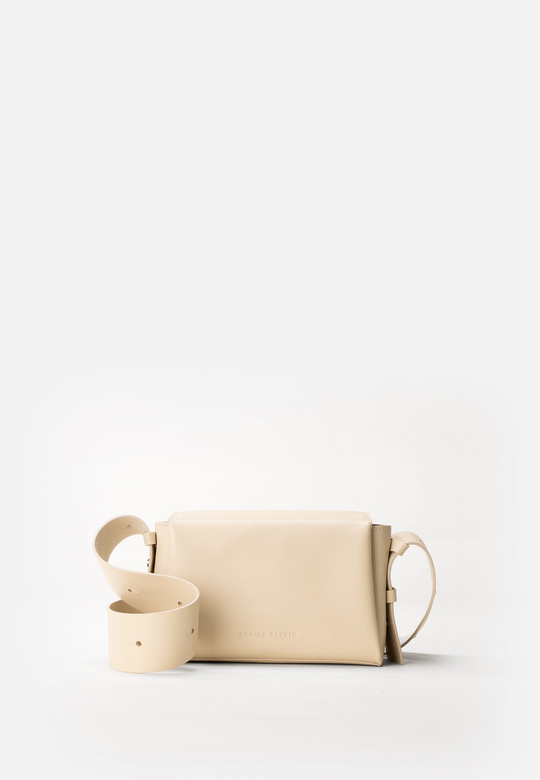 Sac bandoulière Sofia - Cuir Ivoire