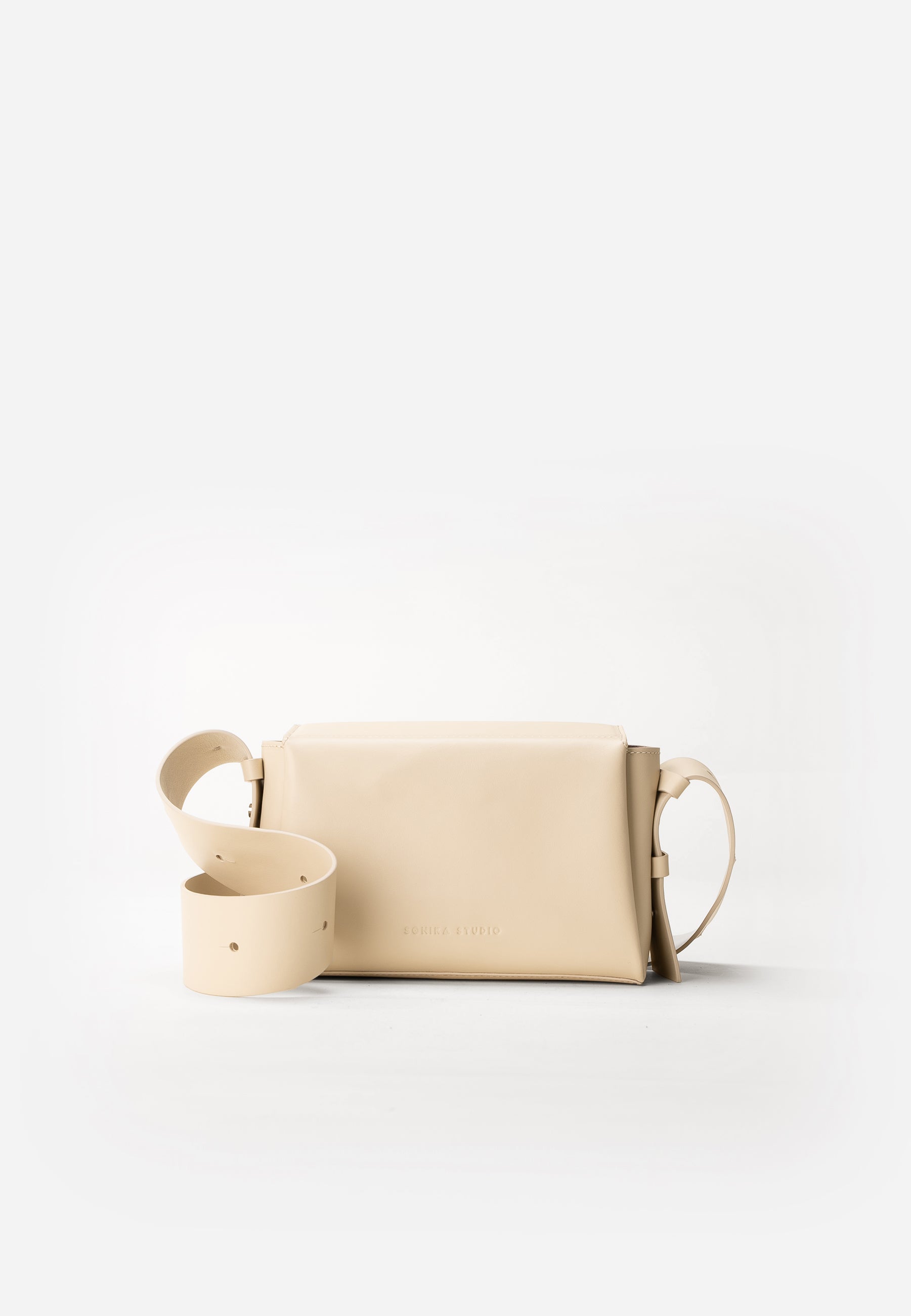 Sac bandoulière Sofia - Cuir Ivoire