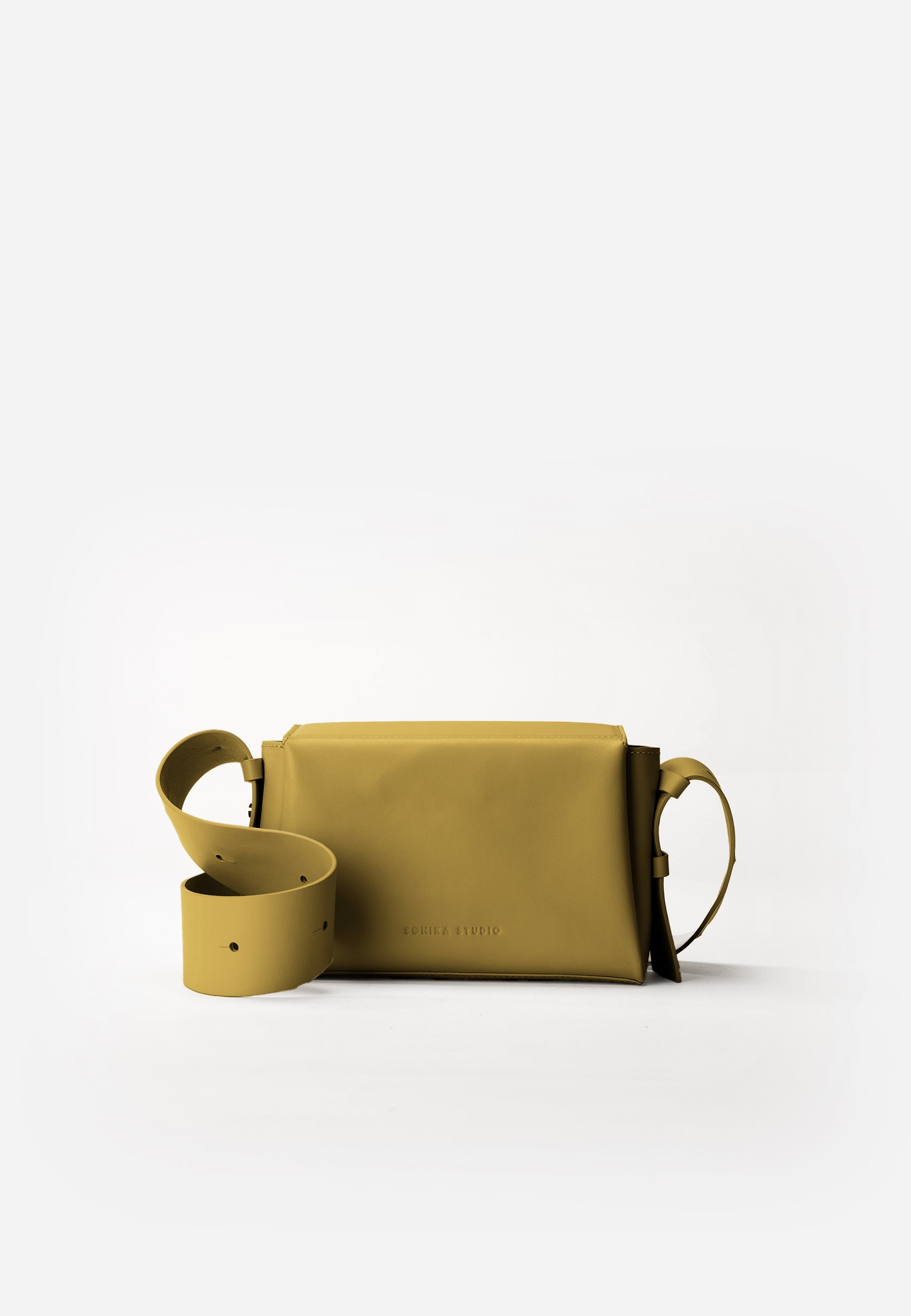 Sac bandoulière Sofia - Cuir Khaki