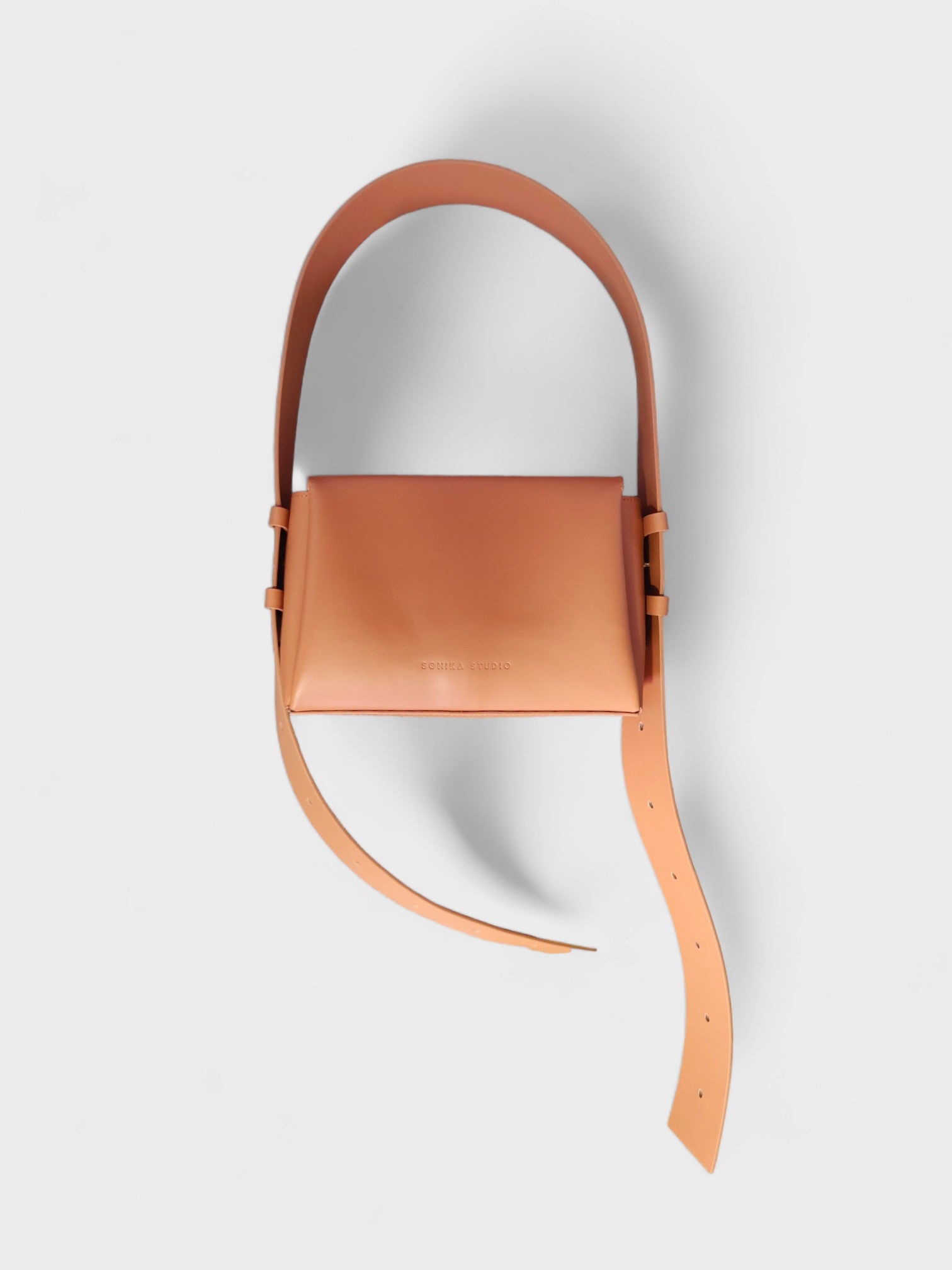 Sac bandoulière Sofia - Cuir Couleur Pêche