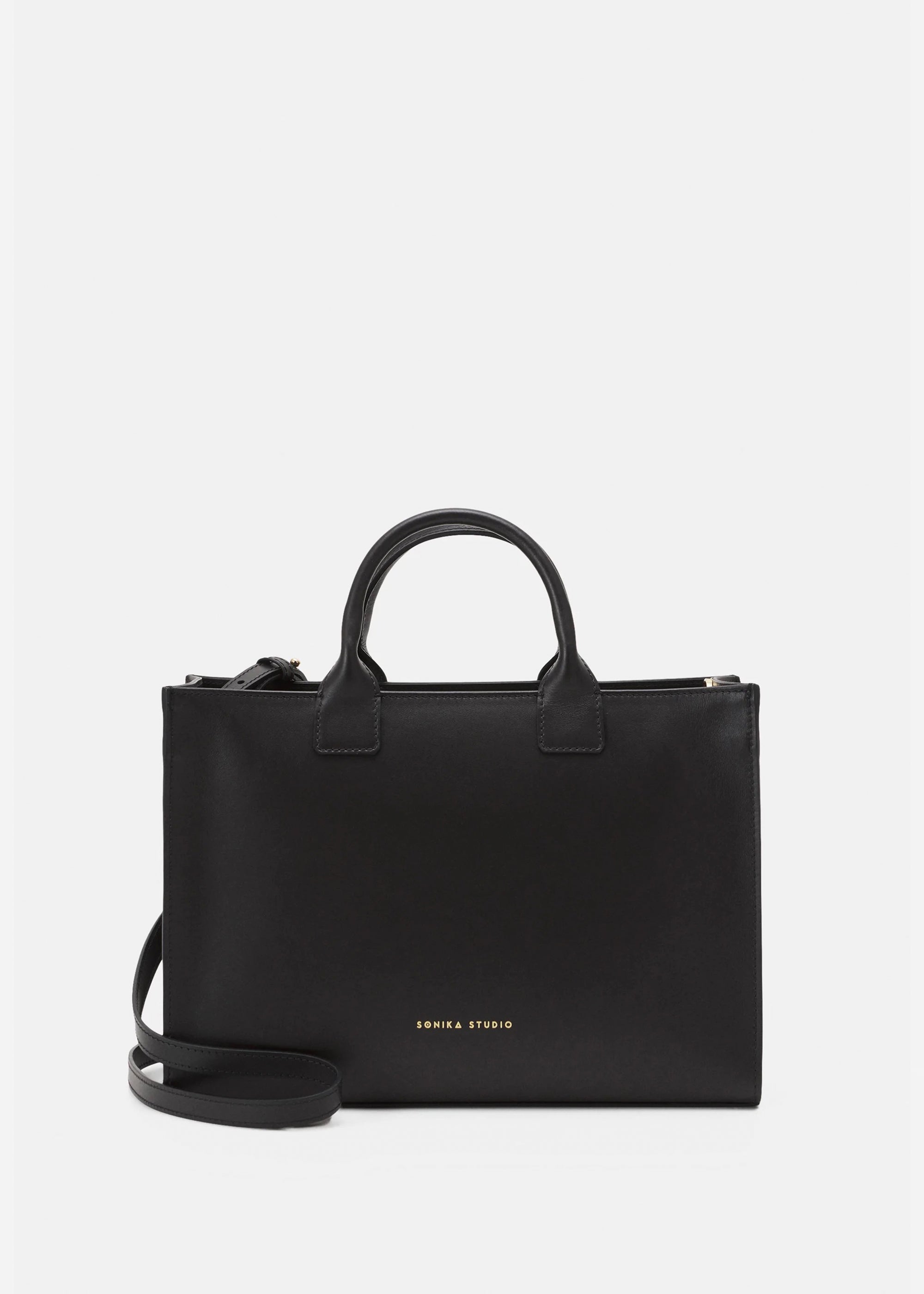 Sac Cabas Tonika - Cuir noir