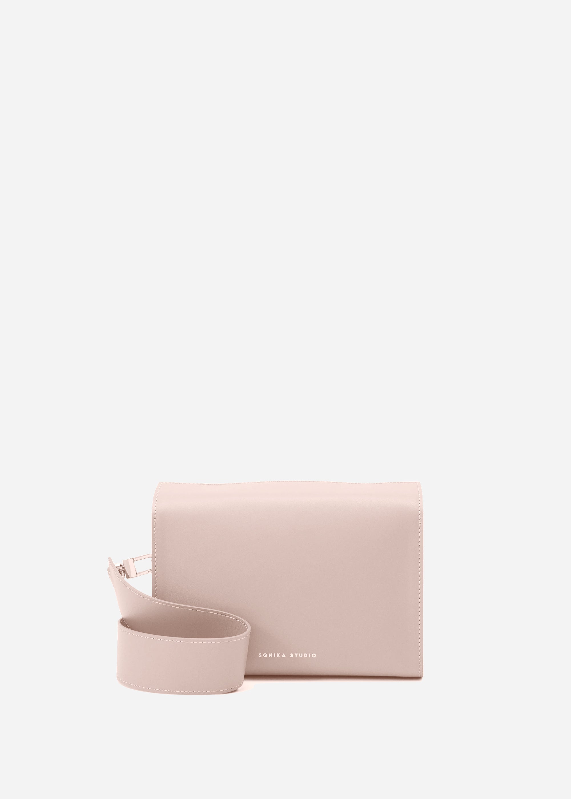 Crossbody bag Véranyne - Nude leather