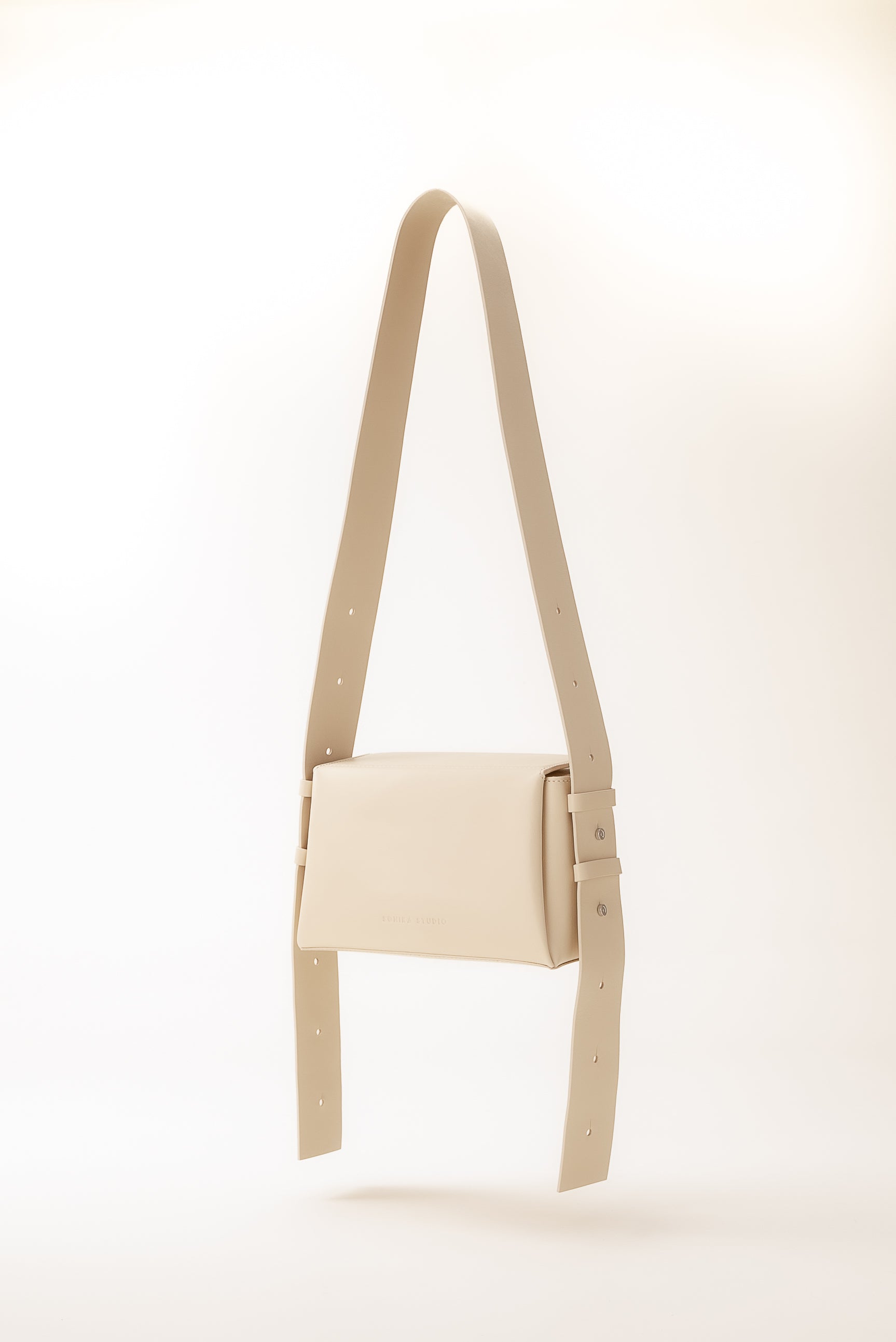 Sac bandoulière Sofia - Cuir Ivoire