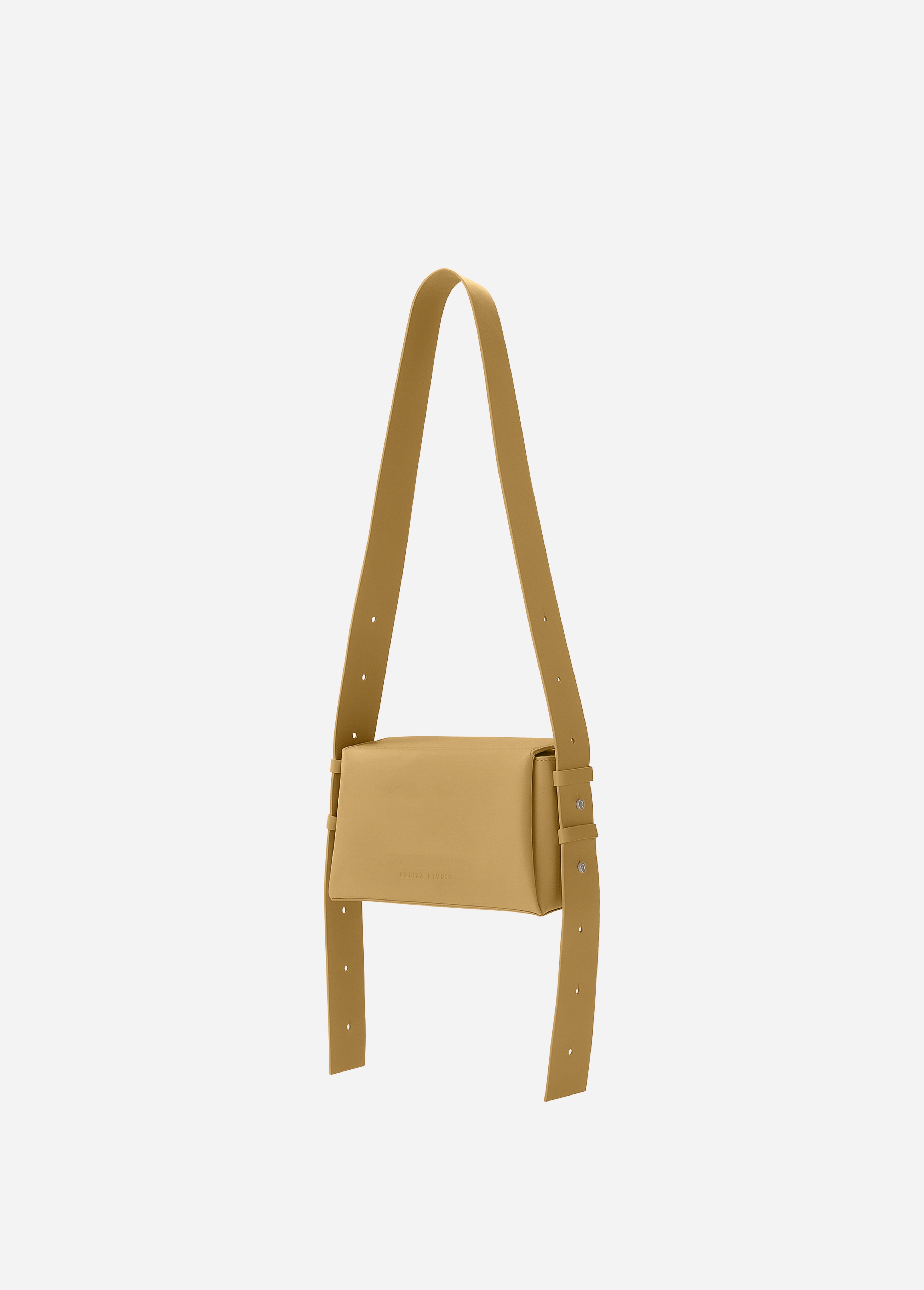 Sac bandoulière Sofia - Cuir Khaki