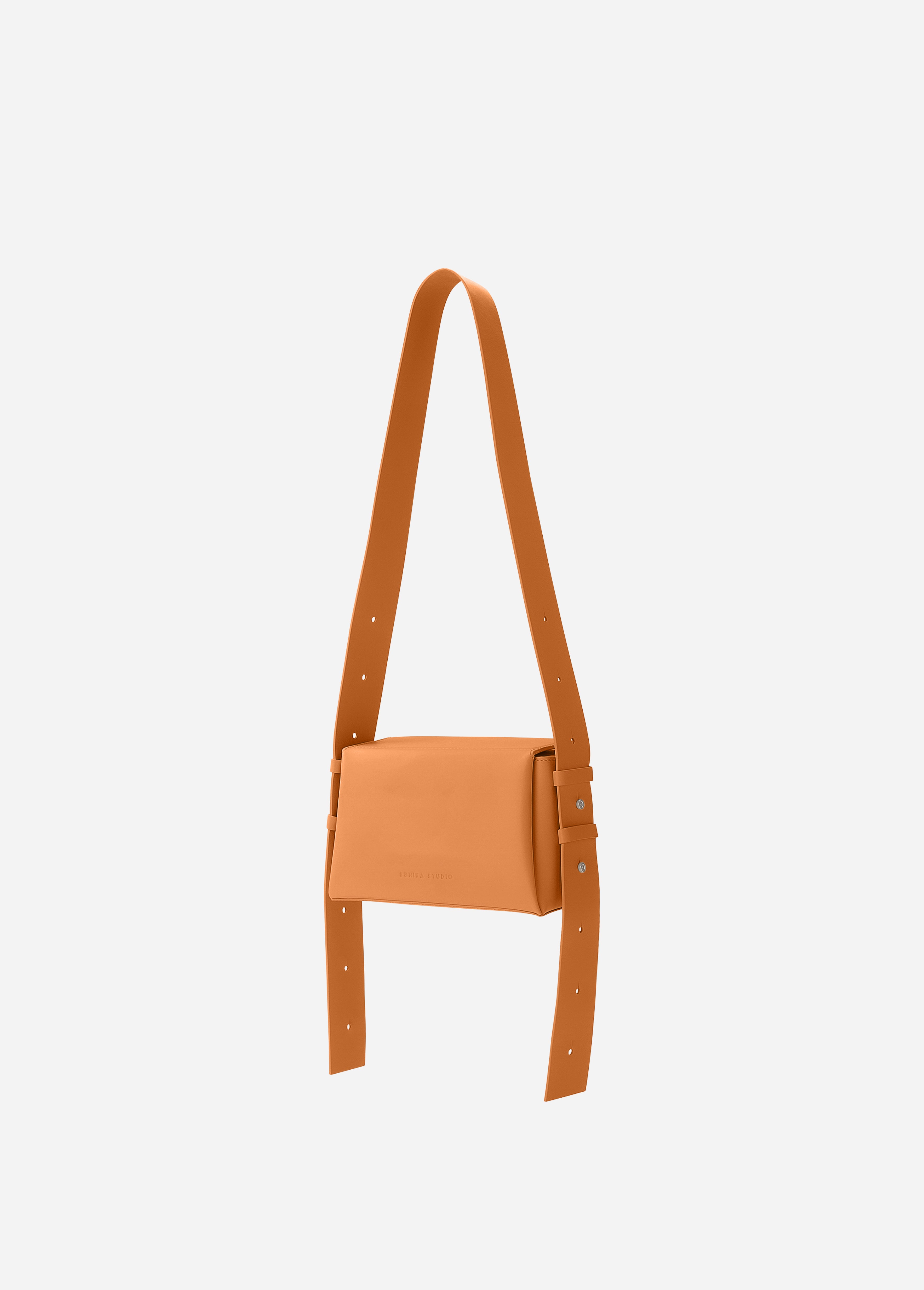 Sac bandoulière Sofia - Cuir Couleur Pêche