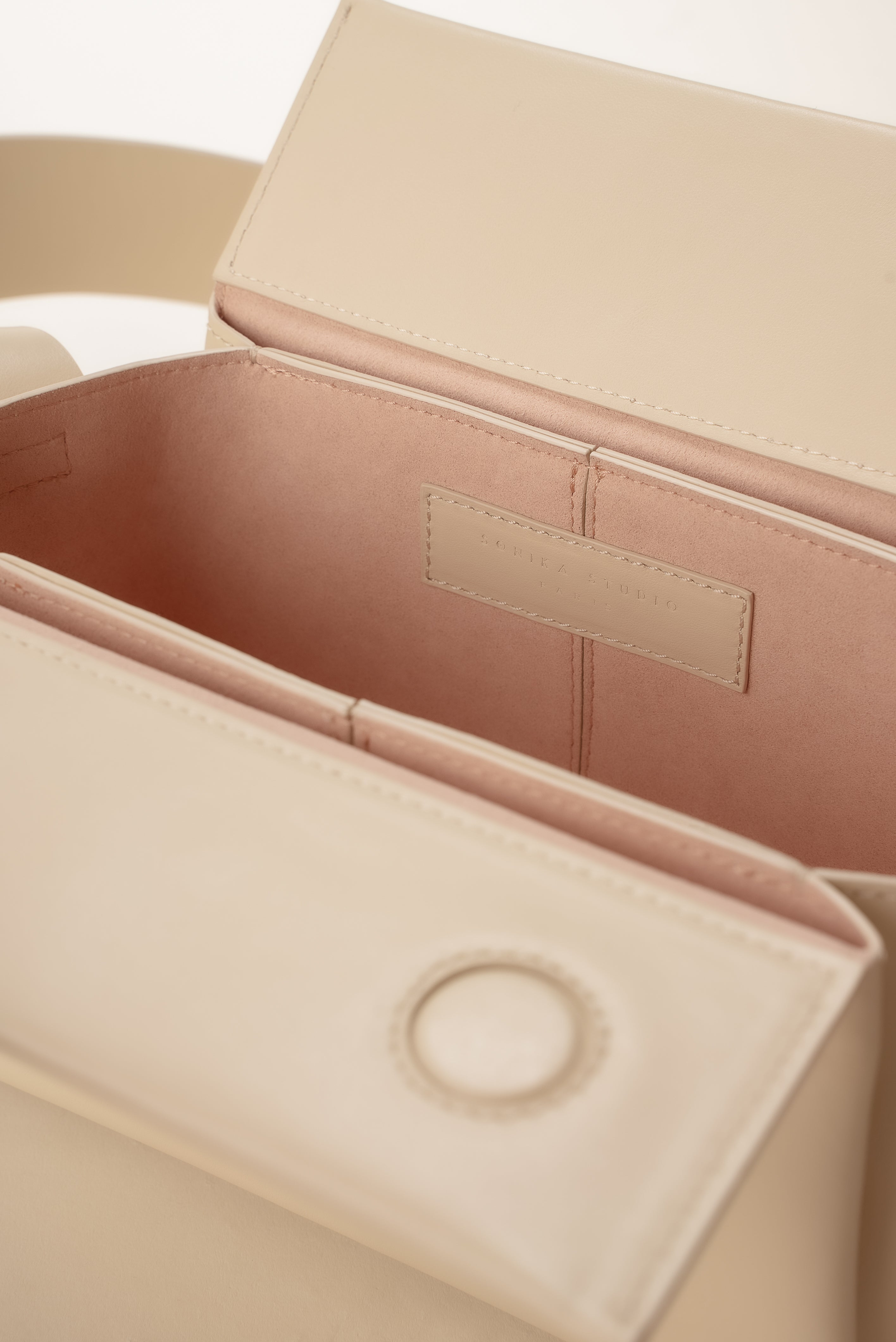 Sac bandoulière Sofia - Cuir Ivoire