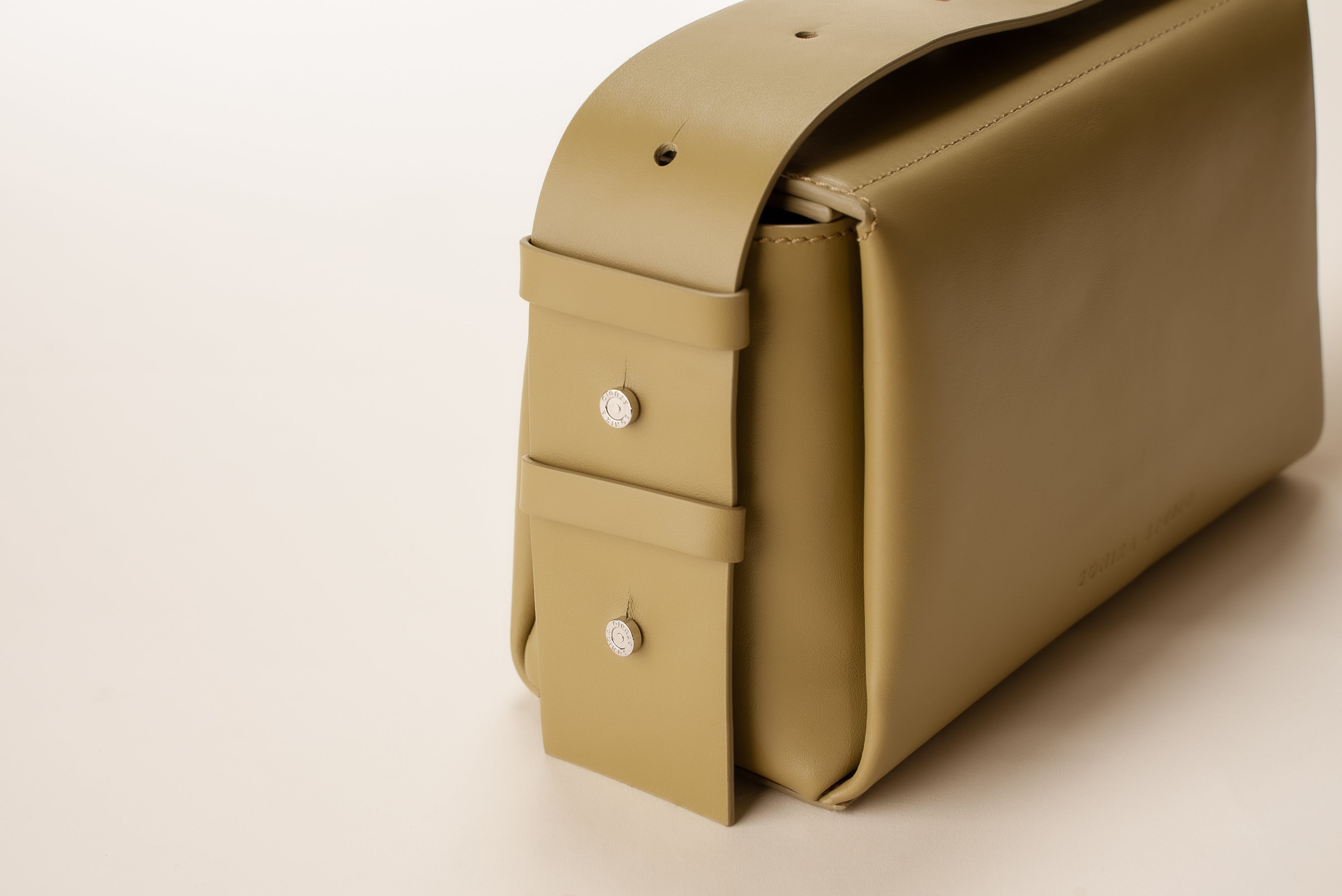 Sac bandoulière Sofia - Cuir Khaki