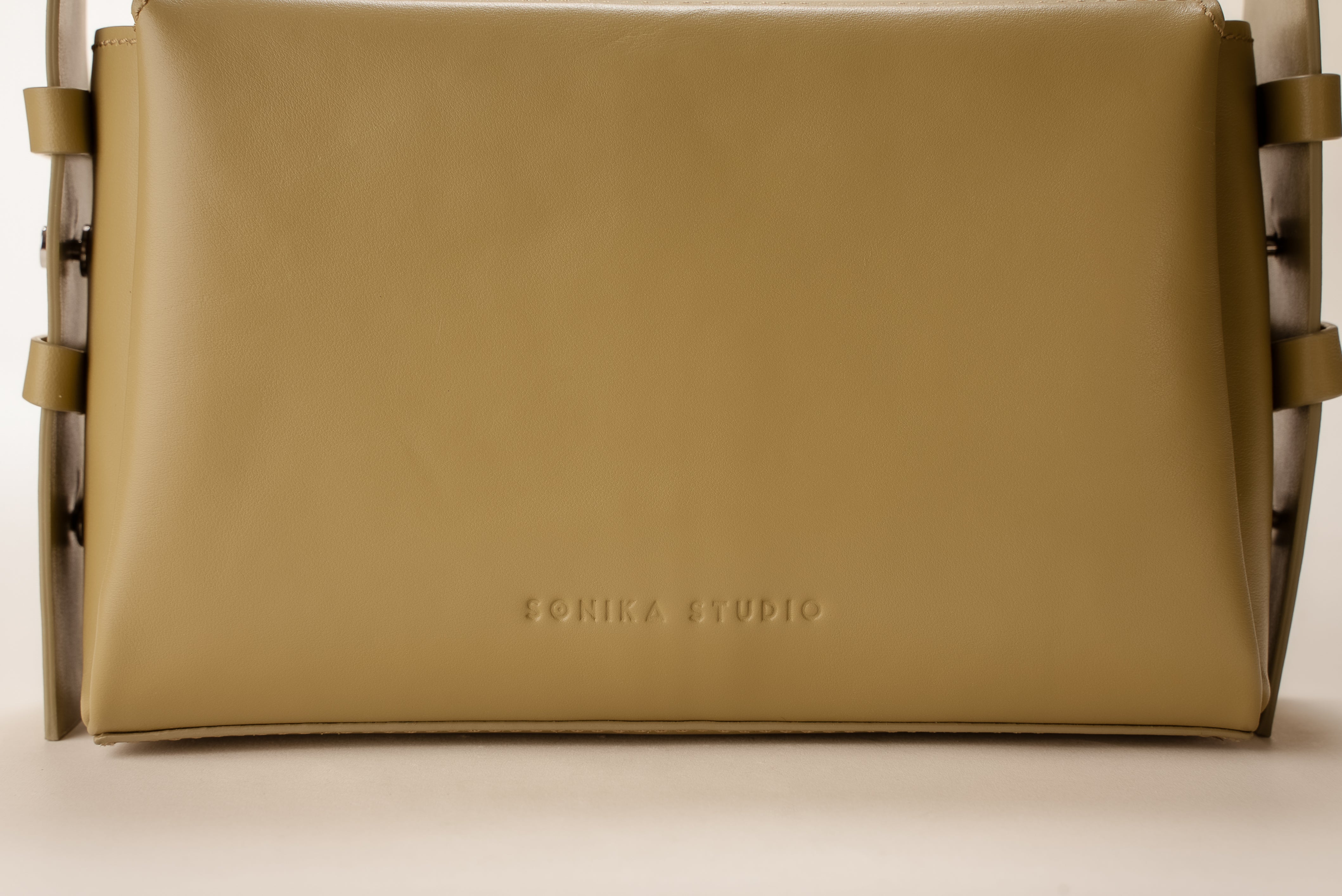Sac bandoulière Sofia - Cuir Khaki