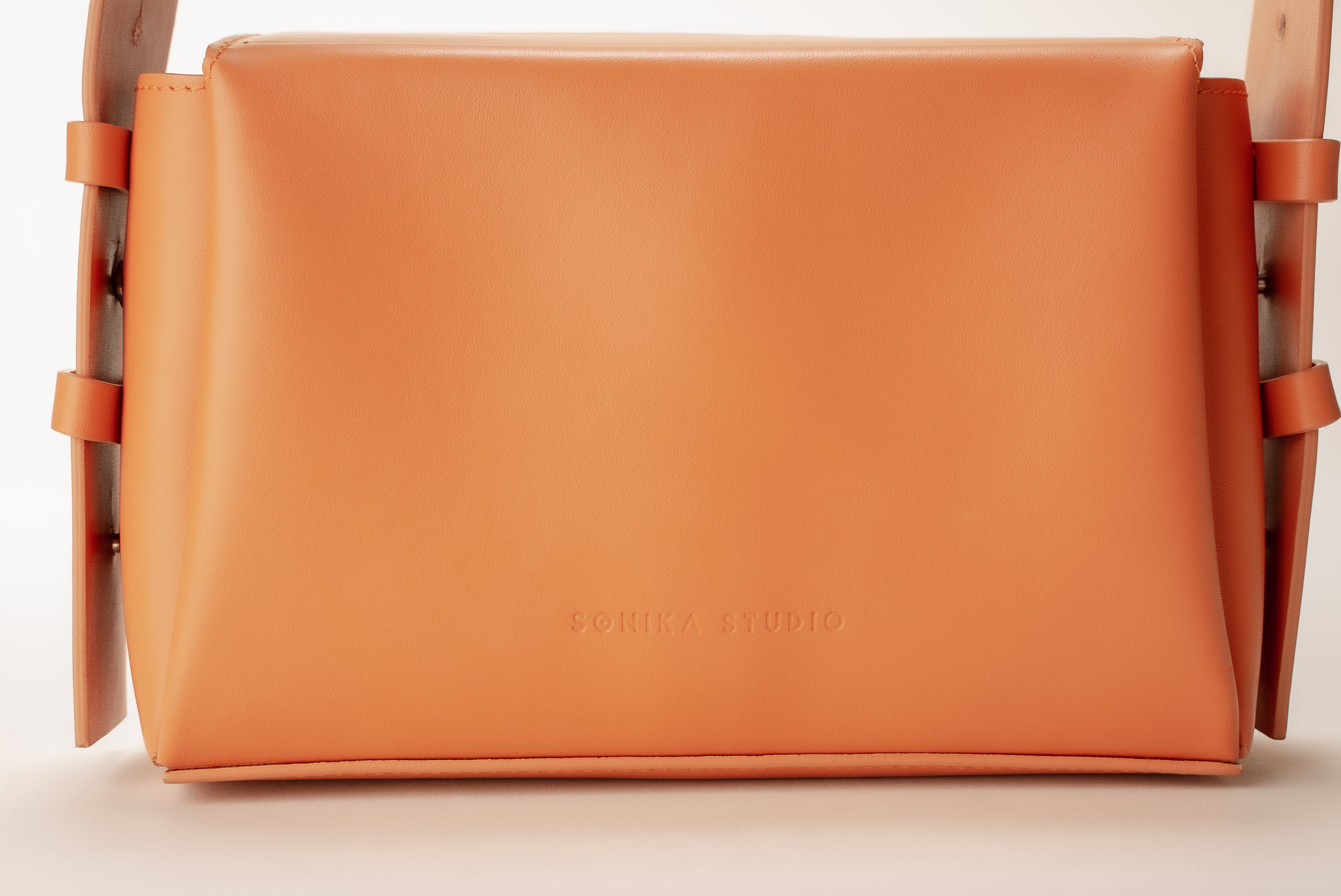 Sac bandoulière Sofia - Cuir Couleur Pêche