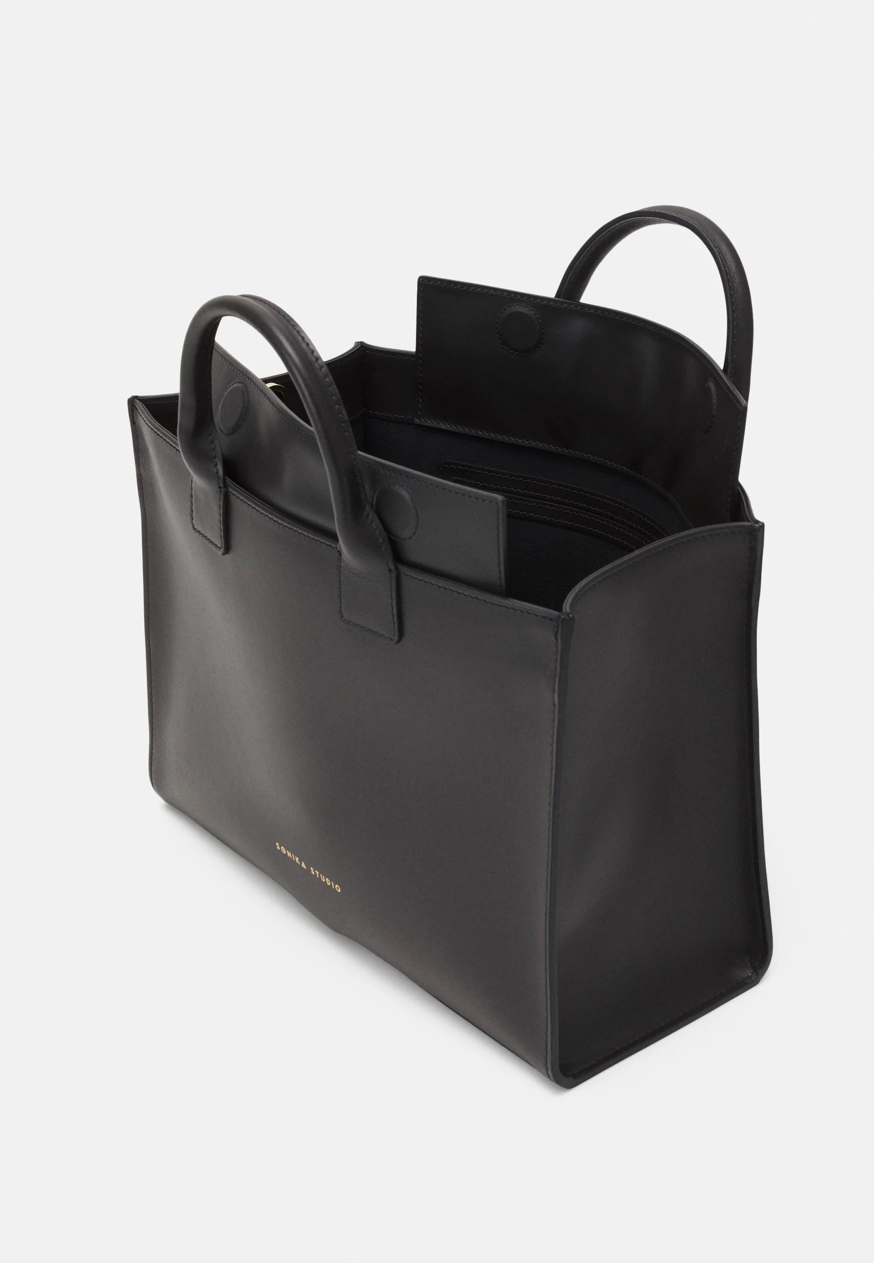 Sac Cabas Tonika - Cuir noir