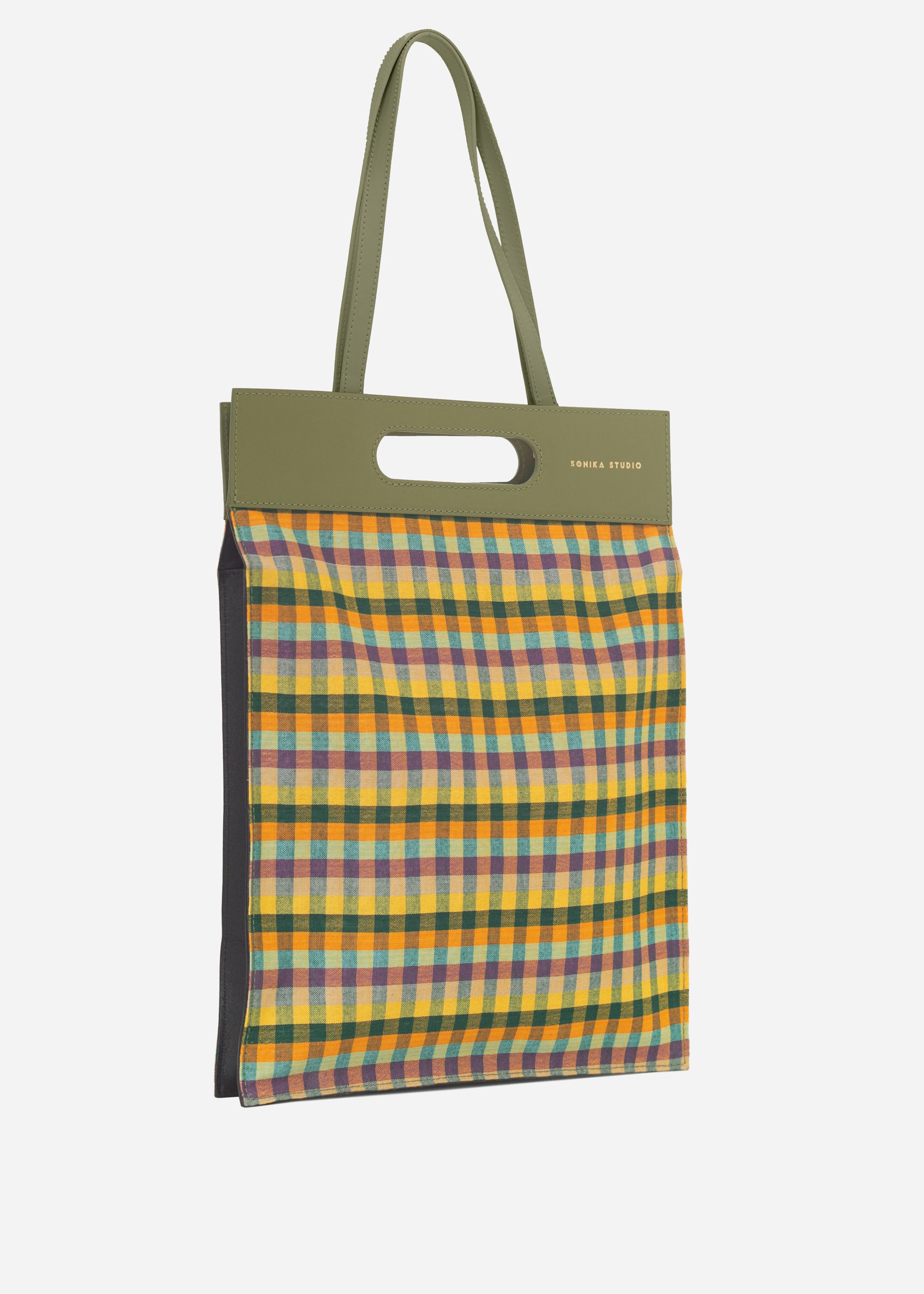 Cabas plat ordinateur Sarany - Feuilles d'automne