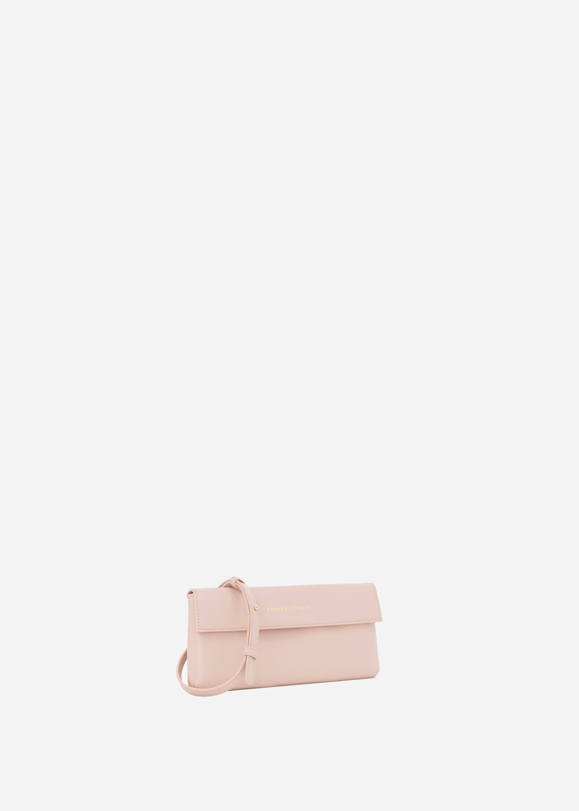 Sac Mini Sokhaya - Cuir rose poudré