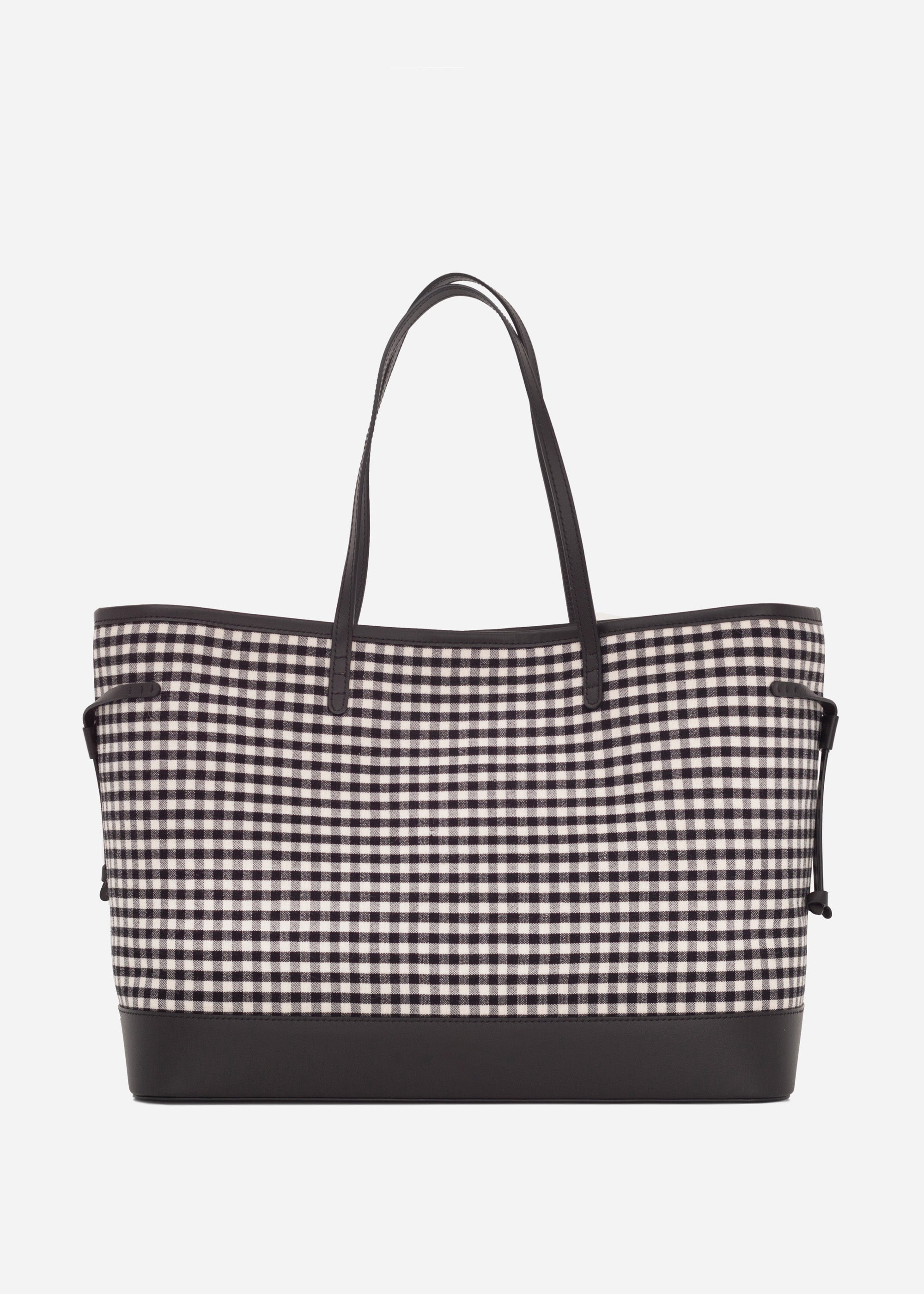 Grand Cabas Shopping Sovany - Noir & Blanc