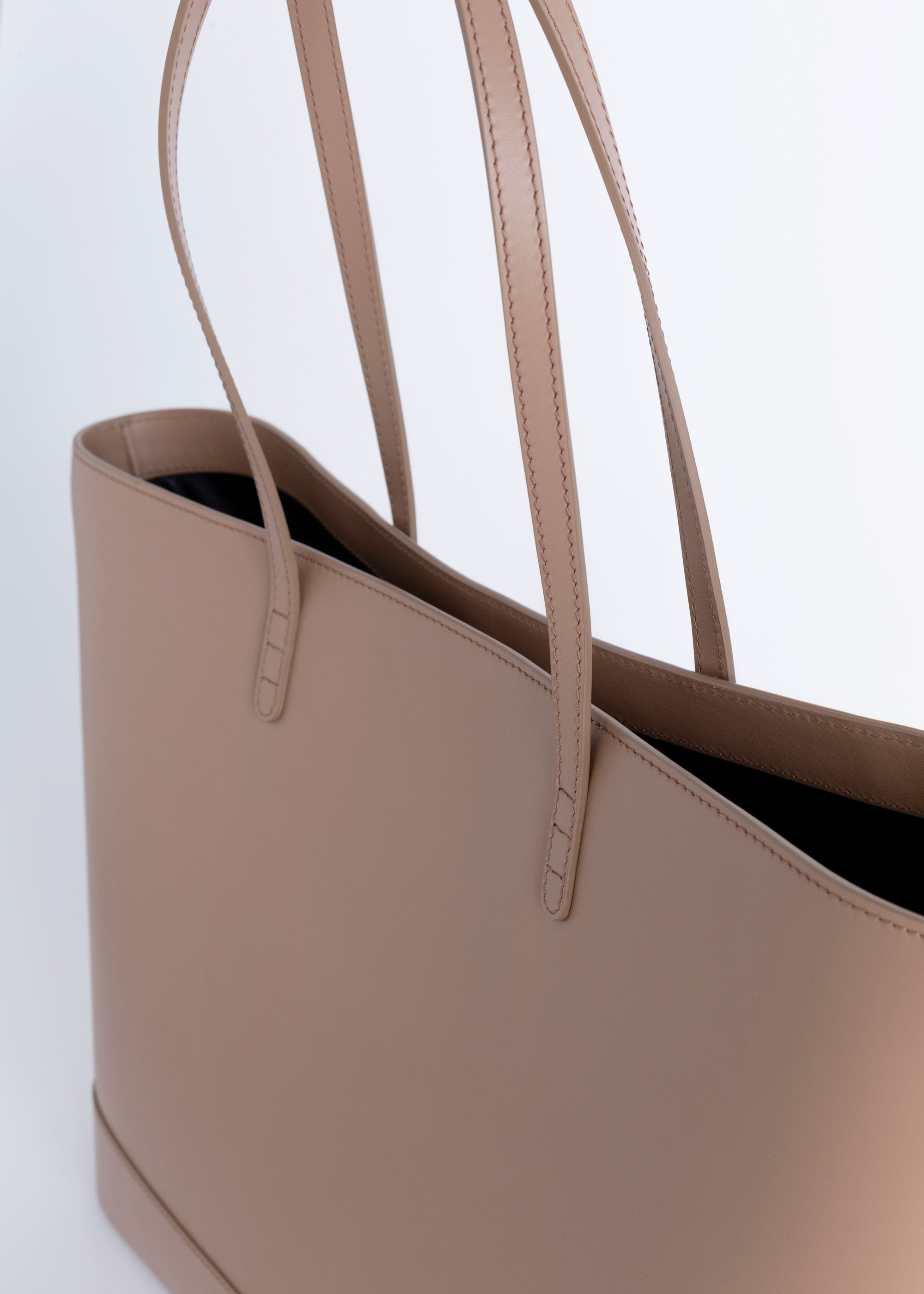 Grand Cabas Shopping Sovany - Cuir noisette