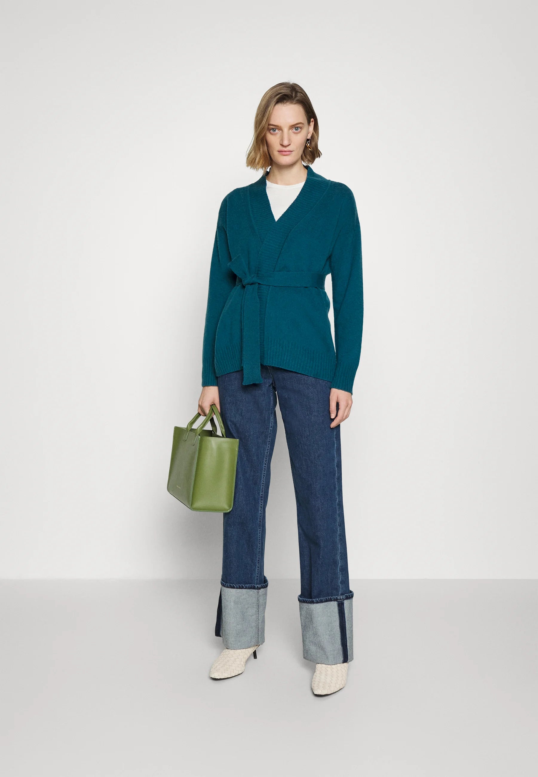 Sac Cabas Tonika - Cuir vert