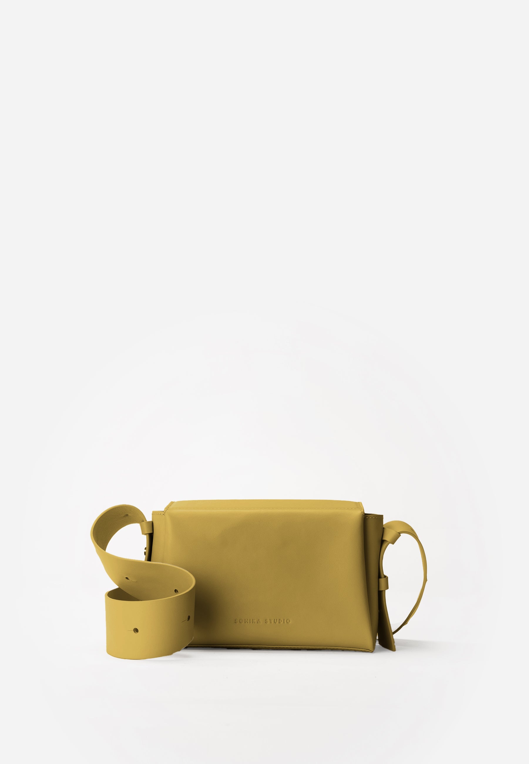 Sac bandoulière Sofia - Cuir Khaki