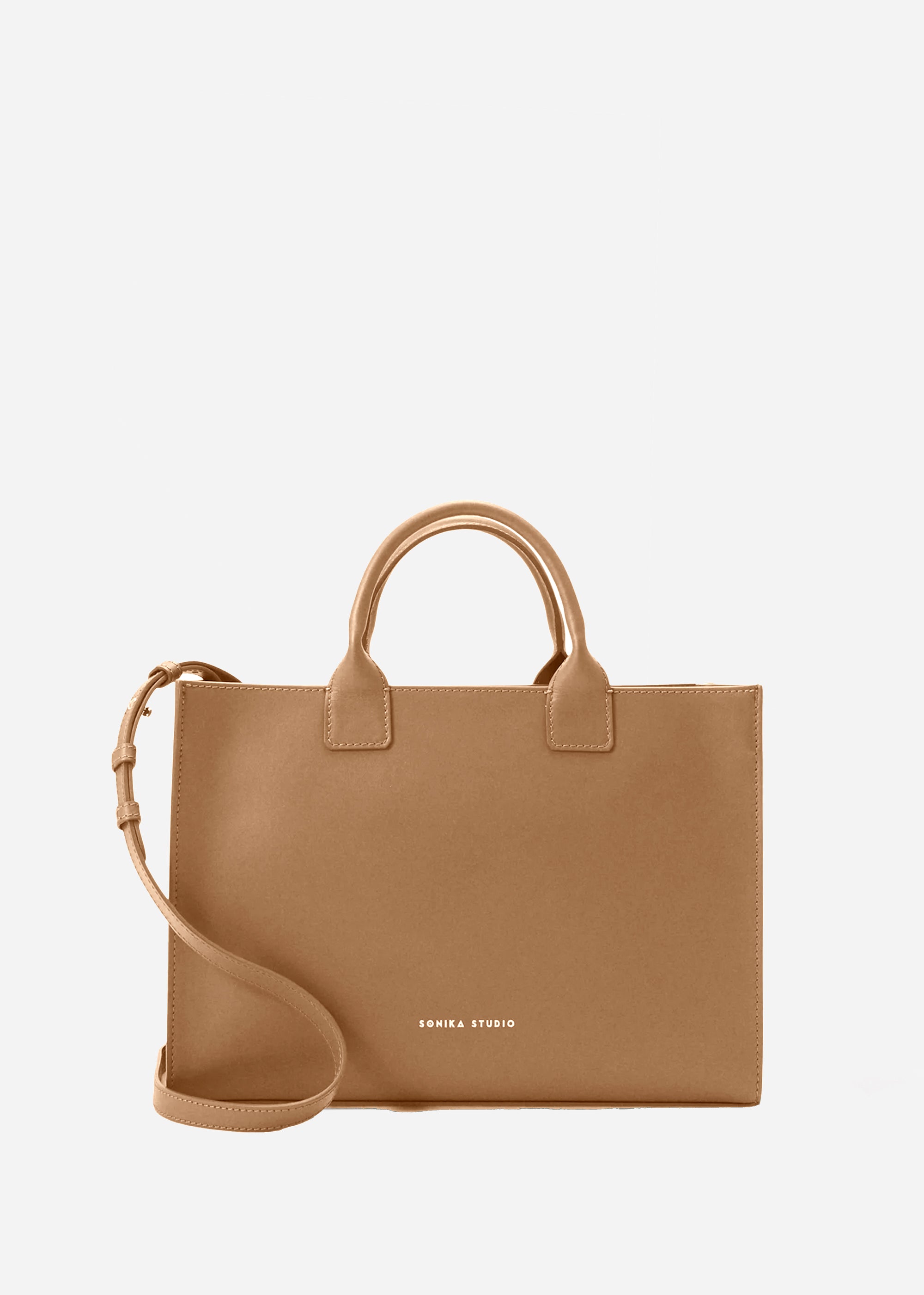 Sac Cabas Tonika - Cuir noisette