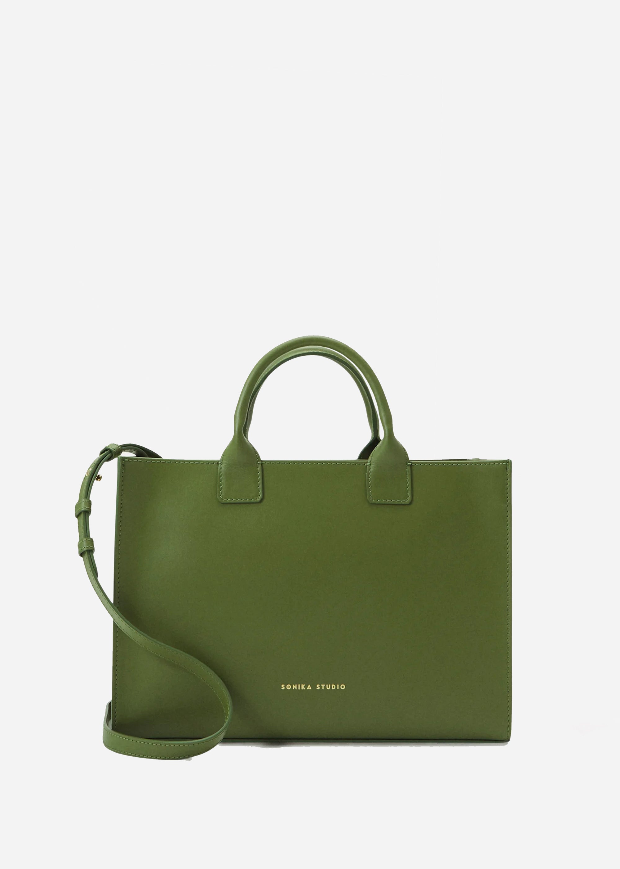 Sac Cabas Tonika - Cuir vert