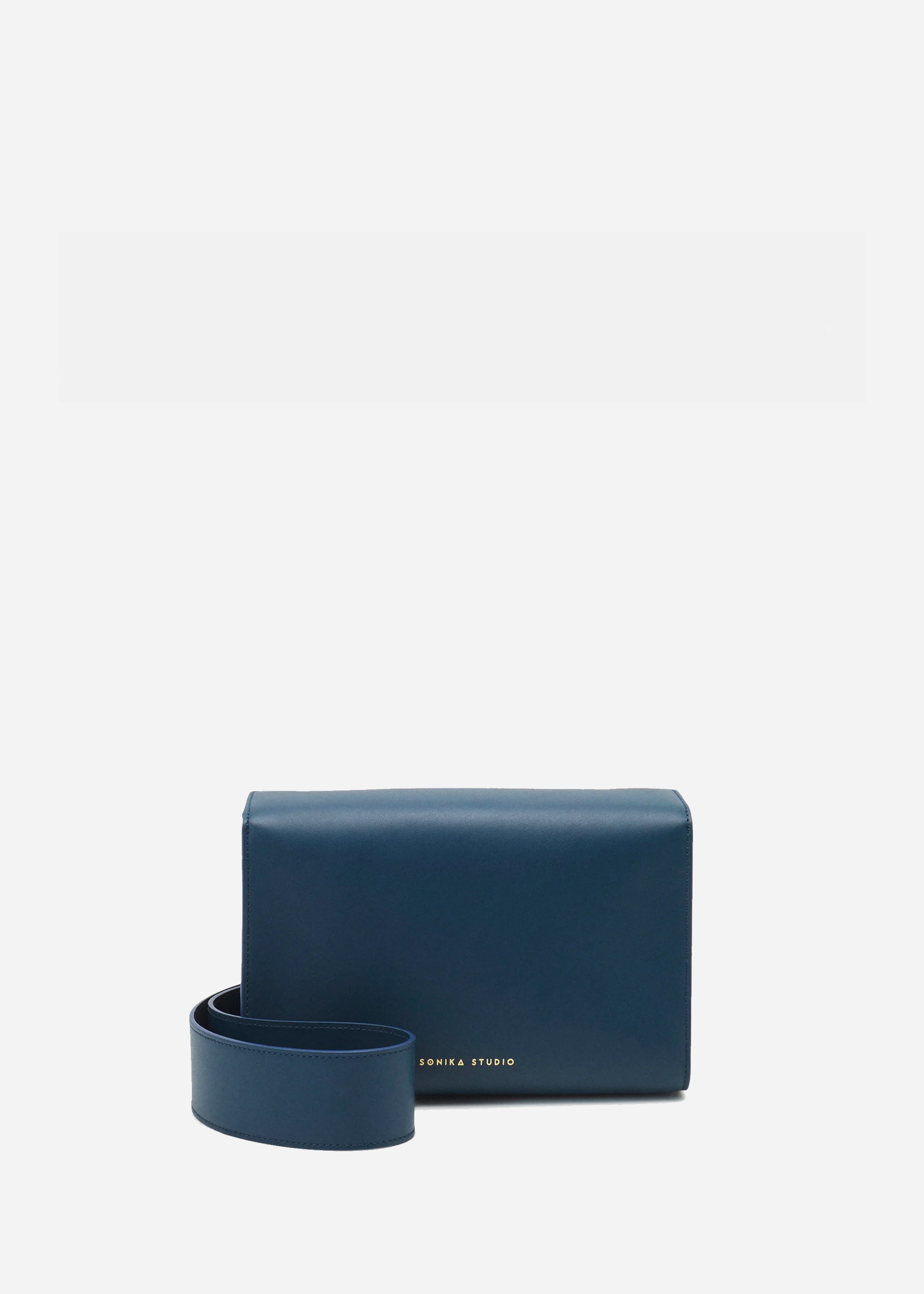 Crossbody bag Véranyne - Cobalt blue leather