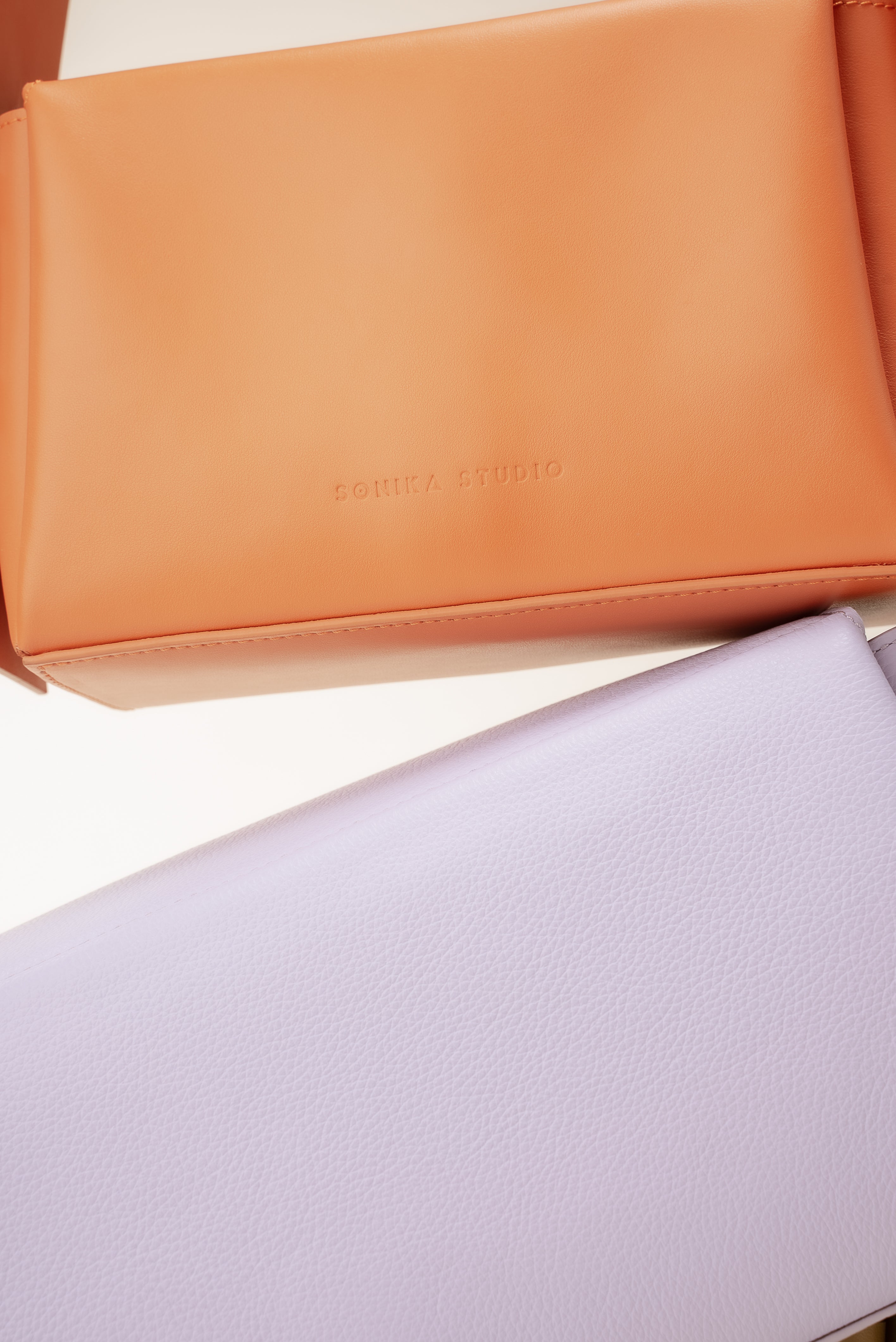 Sac bandoulière Sofia - Cuir Couleur Pêche