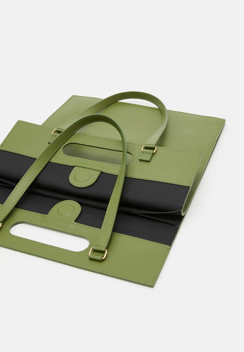 Sarany | Green leather