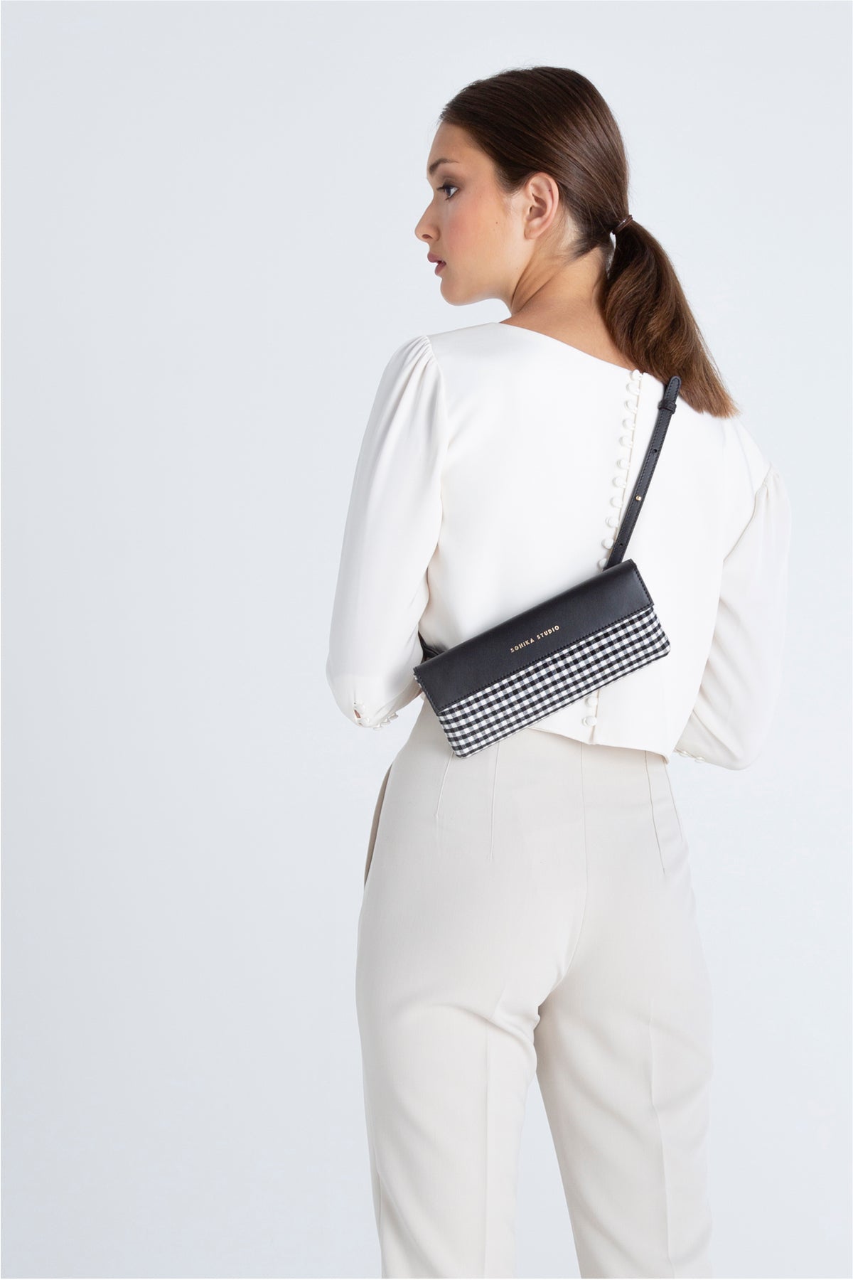 Mini bag Sokhaya - Black & White