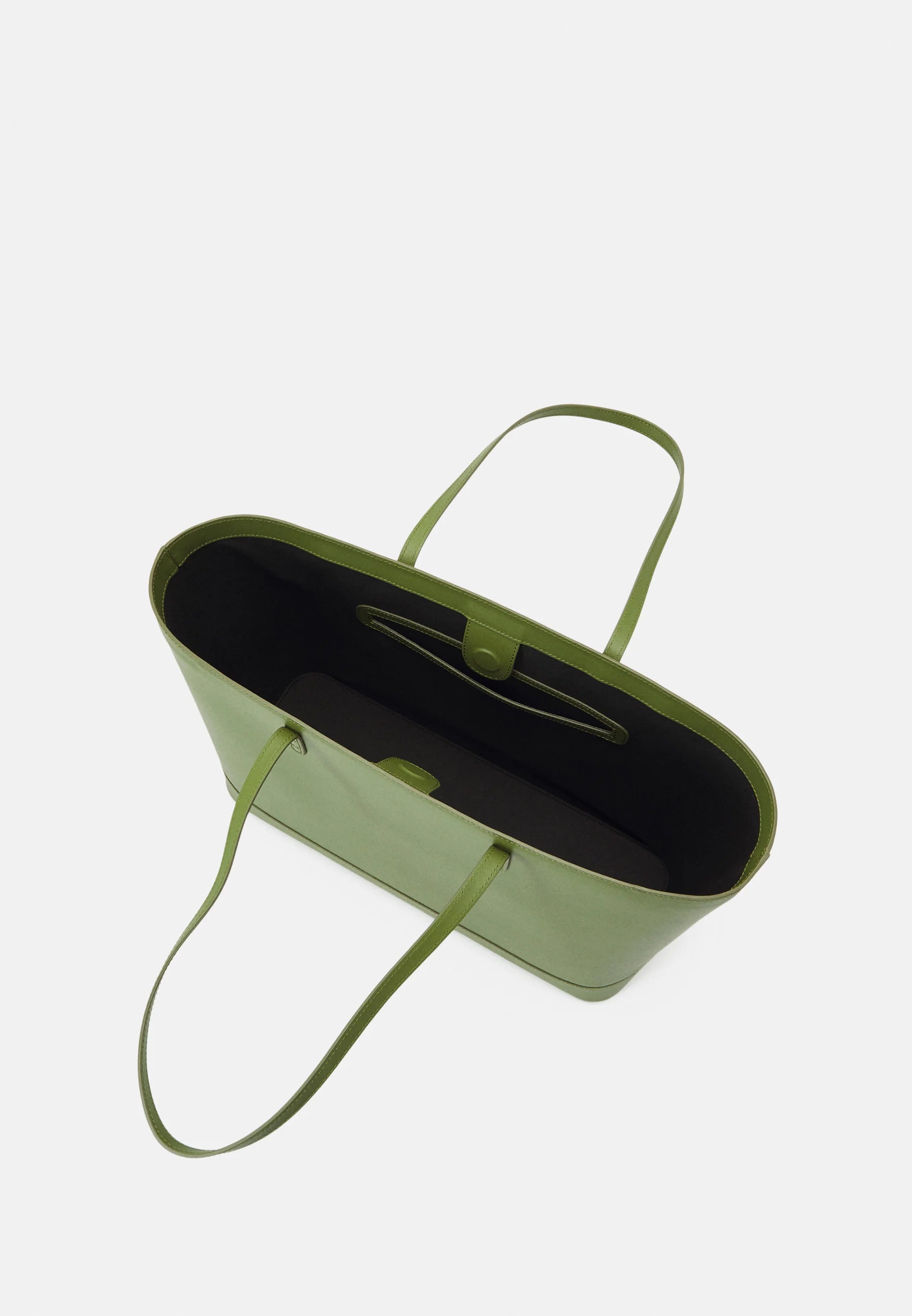 Grand Cabas Shopping Sovany - Cuir vert